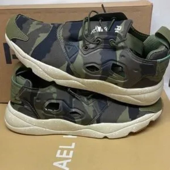 BNIB Men’s  REEBOK CLASSIC FURYLITE SR in The GreenFlower (Camouflage) - Picture 8 of 9